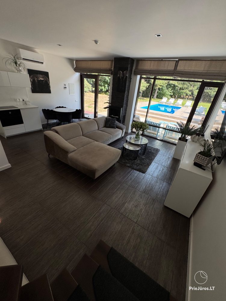 Luxuriös Haus zur Miete Pusyno Oaze: Jacuzzi, Terrasse
