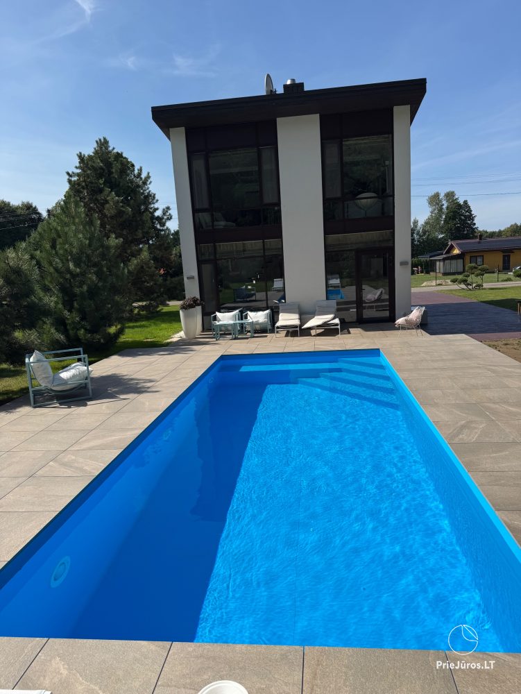 Luxuriös Haus zur Miete Pusyno Oaze: Jacuzzi, Terrasse