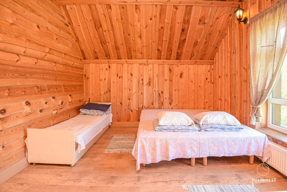 Gehöft Lazdininkų pirtis für Feste und Ferien: Haus, Bankettsaal, Sauna, Whirlpool