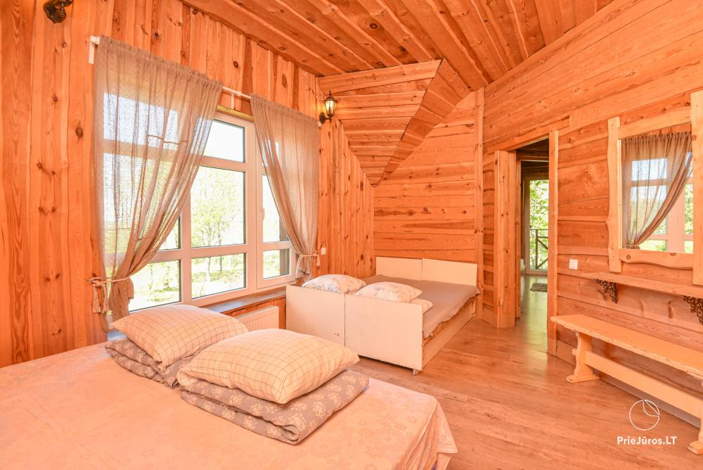 Gehöft Lazdininkų pirtis für Feste und Ferien: Haus, Bankettsaal, Sauna, Whirlpool