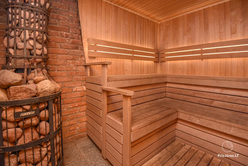 Gehöft Lazdininkų pirtis für Feste und Ferien: Haus, Bankettsaal, Sauna, Whirlpool