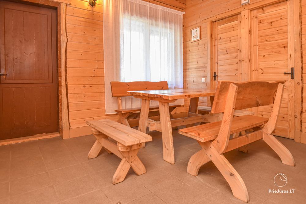 Gehöft Lazdininkų pirtis für Feste und Ferien: Haus, Bankettsaal, Sauna, Whirlpool