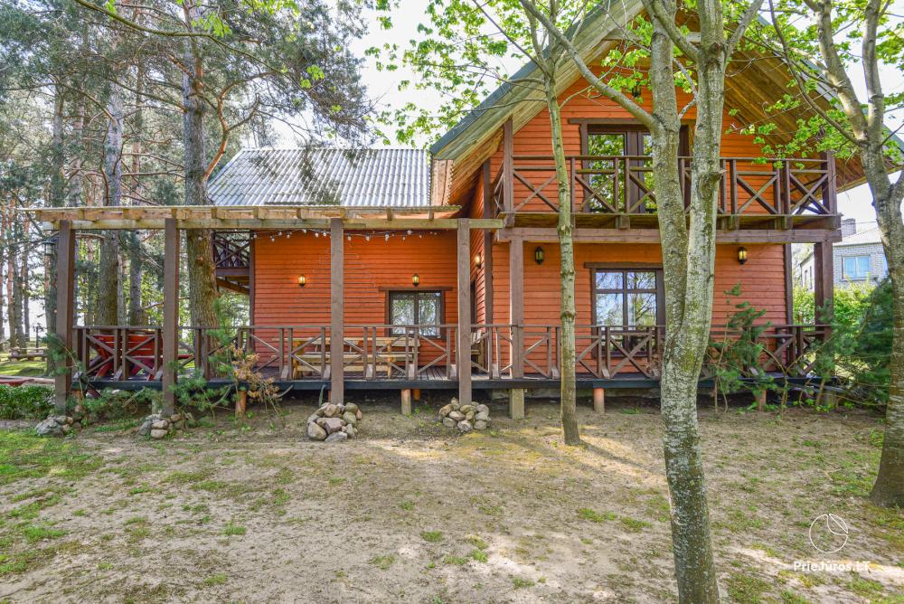 Gehöft Lazdininkų pirtis für Feste und Ferien: Haus, Bankettsaal, Sauna, Whirlpool