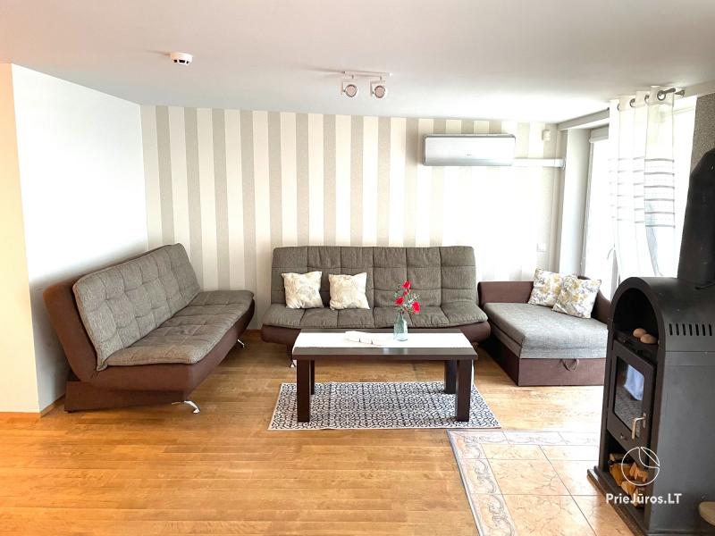 Wohnung mit Balkon in Sventoji, in der Nähe Fluss Sventoji, 500 Meter bis zum Meer