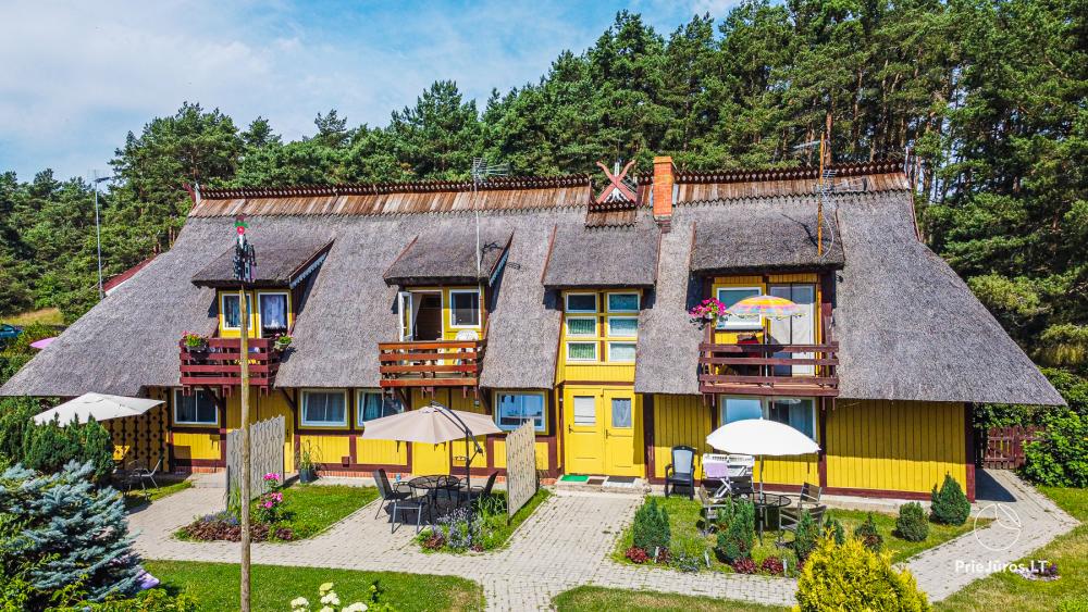 Ferienhaus DAINAVA in Pervalka. Wohnungen und Zimmer zu vermieten