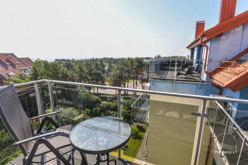 Neue 2-Zimmer-Wohnung in Nida mit Terrasse,Blick auf die Lagune