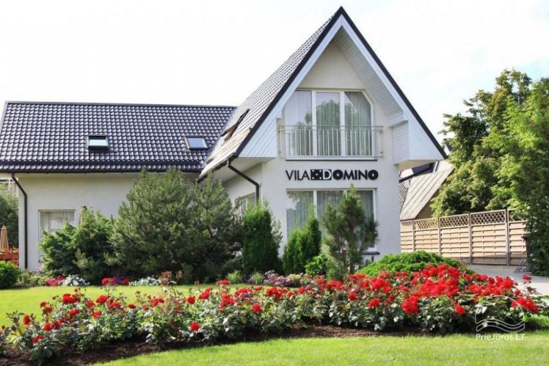 Zimmer und Appartements in Palanga in einer Pension VILA DOMINO - 400 m zum Meer, zentrumsnah