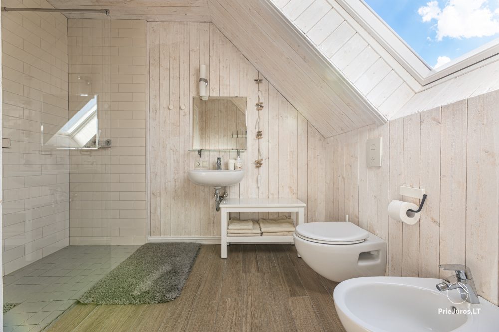 Ferienhäuser zur Miete in Palanga, 150 m zum Meer
