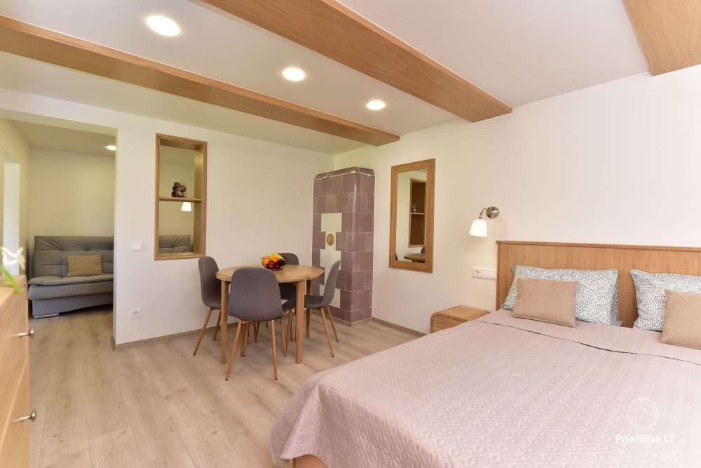 Apartment in Palanga mit Terrasse und separatem Eingang vom Hof