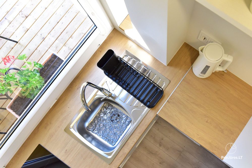 Apartment in Palanga mit Terrasse und separatem Eingang vom Hof
