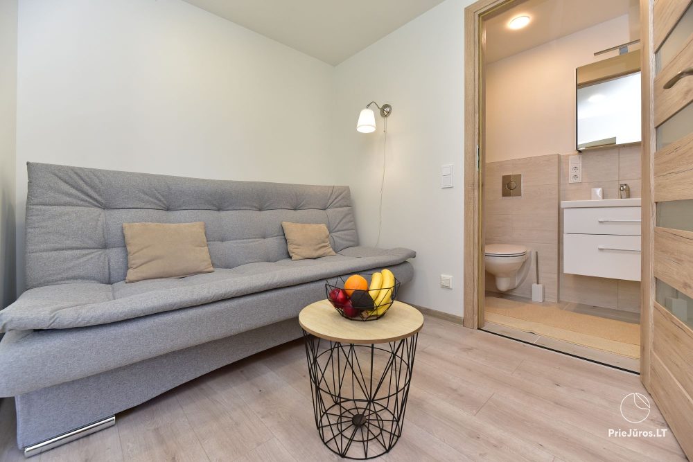 Apartment in Palanga mit Terrasse und separatem Eingang vom Hof