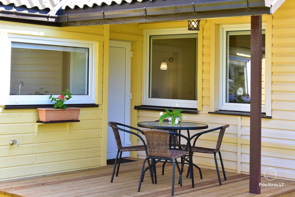 Apartment in Palanga mit Terrasse und separatem Eingang vom Hof