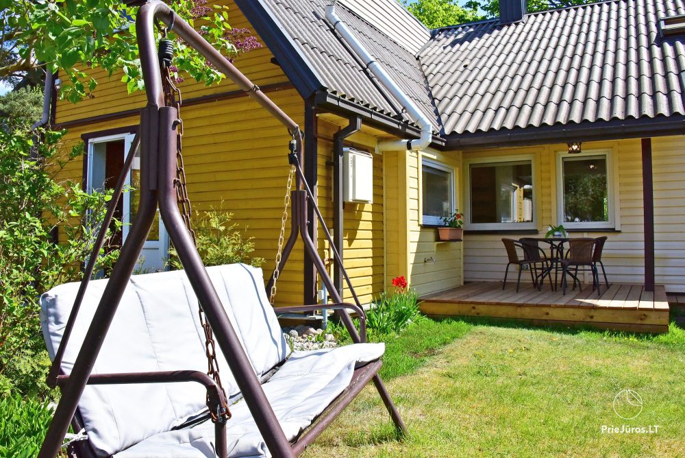 Apartment in Palanga mit Terrasse und separatem Eingang vom Hof