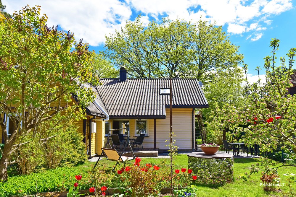 Apartment in Palanga mit Terrasse und separatem Eingang vom Hof
