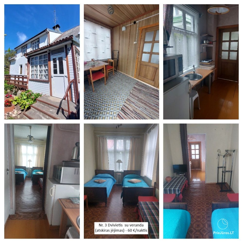 Neris17 - Zimmer für Ihre Erholung. Zum Meer 300 Meter!
