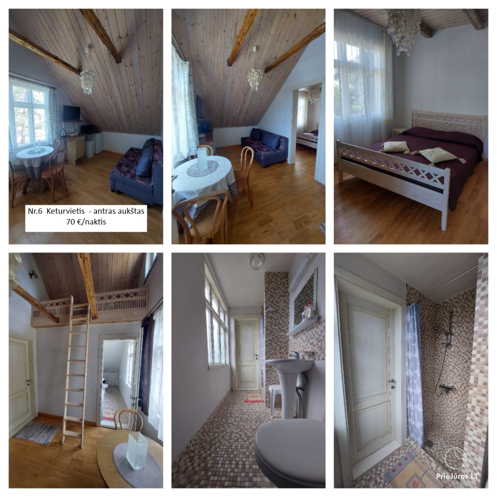 Neris17 - Zimmer für Ihre Erholung. Zum Meer 300 Meter!