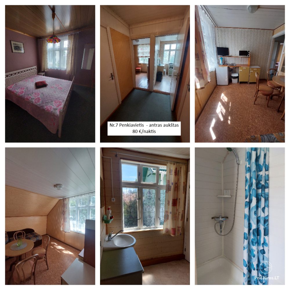 Neris17 - Zimmer für Ihre Erholung. Zum Meer 300 Meter!