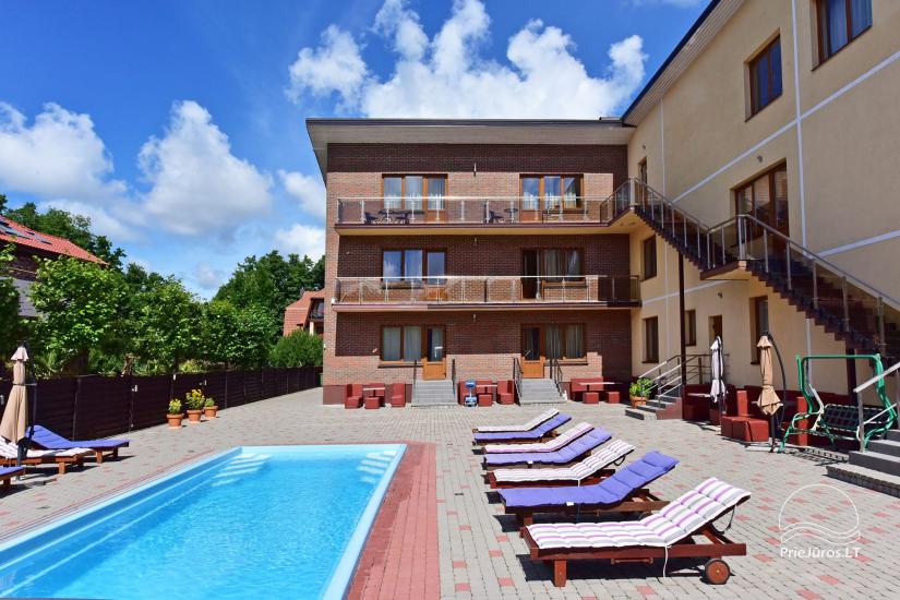 IEVŲ VILLA – komfortablen Apartments und Zimmer, breiten Hof, ein beheiztes Schwimmbad - 1