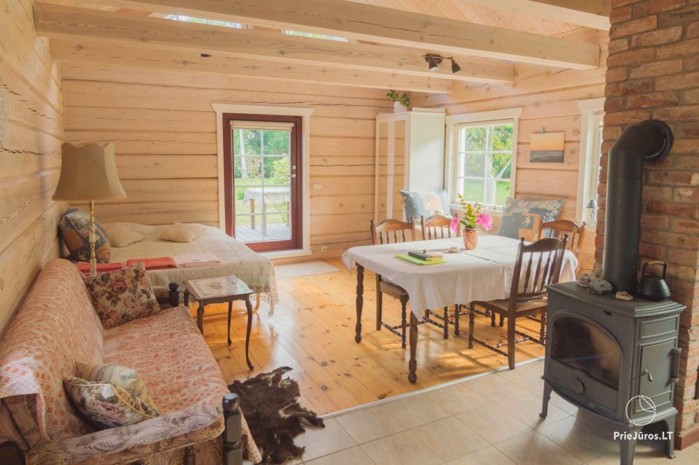Camping und Wohnungen zur Miete in Karklė, 90m vom Meer