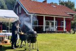 Gehöft - Gästehaus PAMARIO BURĖ in der Nähe der Kurischen Lagune mit Restaurant, Sauna. Campingplatz.