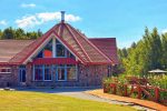 Gehöft - Gästehaus PAMARIO BURĖ in der Nähe der Kurischen Lagune mit Restaurant, Sauna. Campingplatz.