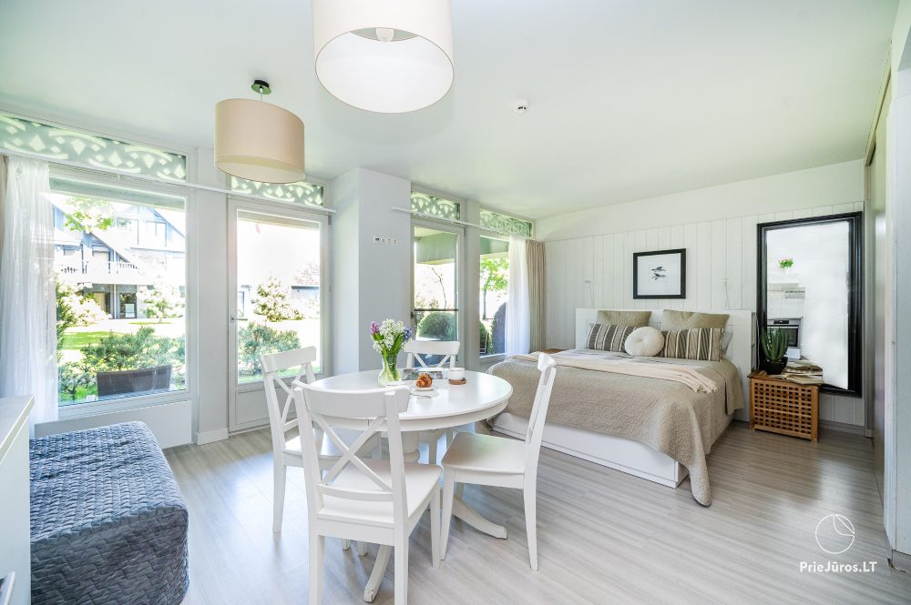 Schöne Wohnung mit Terrasse und Blick auf Kurischen Haff in Preila