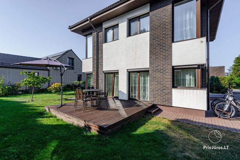 Ferienwohnungen in einem neuen Villa in Palanga. Privater Garten, in der Nähe zum Meer