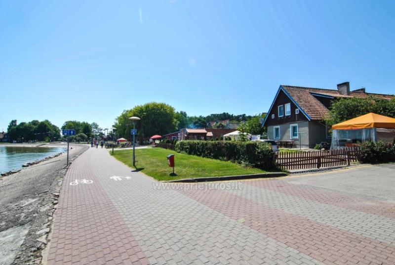 Wohnung zur Miete in Nida (bis zu 6 Personen), neben der Lagune. Gartenhaus im Hof.