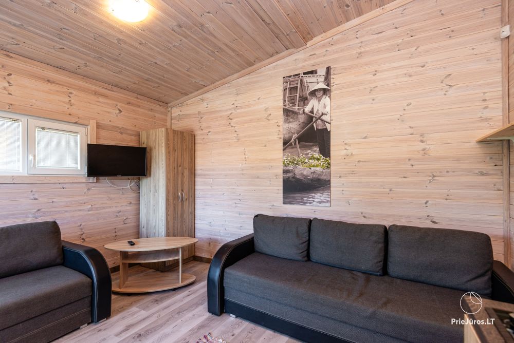 Neue Eine-Zwei-Zimmer-Holz kleine Häuser in Sventoji