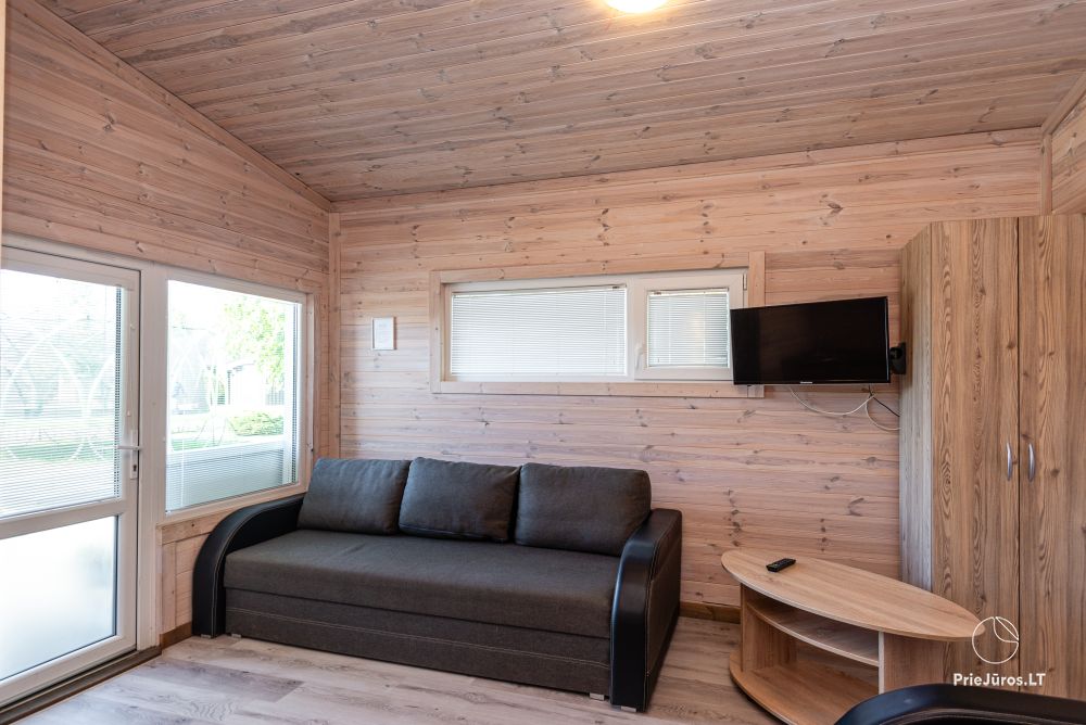 Neue Eine-Zwei-Zimmer-Holz kleine Häuser in Sventoji