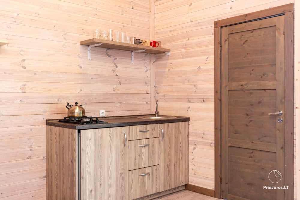 Neue Eine-Zwei-Zimmer-Holz kleine Häuser in Sventoji