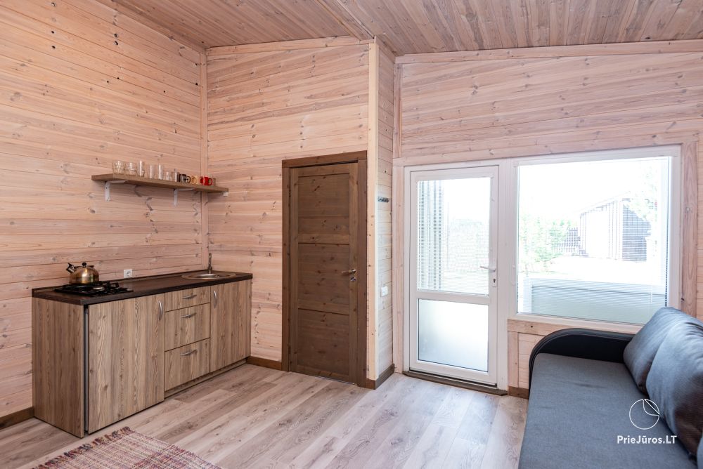 Neue Eine-Zwei-Zimmer-Holz kleine Häuser in Sventoji