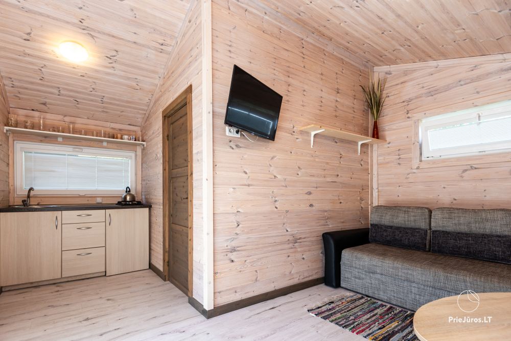 Neue Eine-Zwei-Zimmer-Holz kleine Häuser in Sventoji