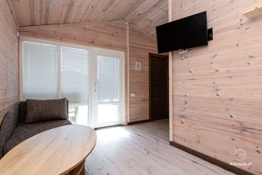 Neue Eine-Zwei-Zimmer-Holz kleine Häuser in Sventoji