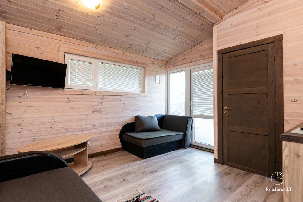 Neue Eine-Zwei-Zimmer-Holz kleine Häuser in Sventoji
