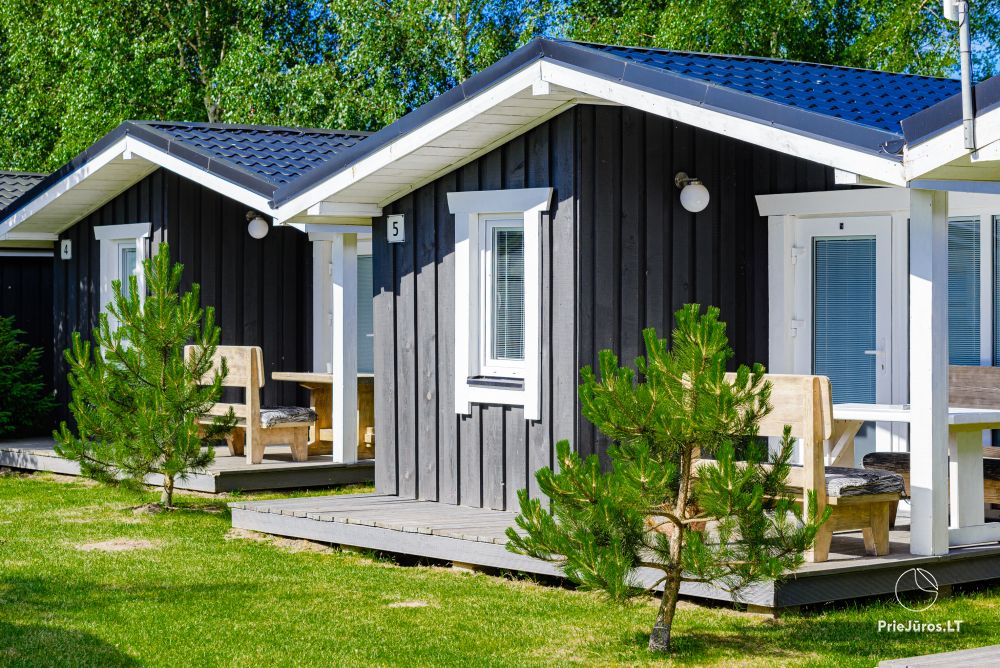 Neue Eine-Zwei-Zimmer-Holz kleine Häuser in Sventoji