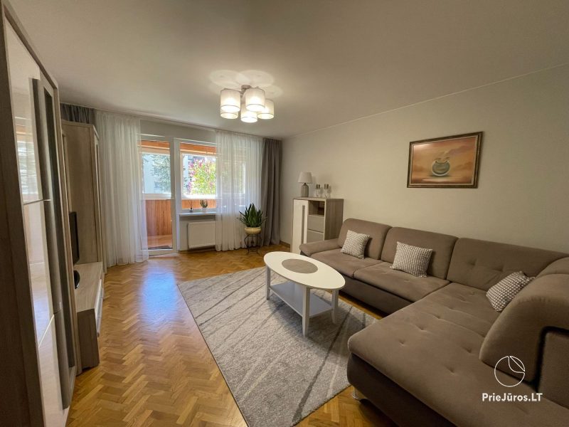 Zwei-Zimmer-Wohnung zur Miete in Palanga. Perfekt für Familien