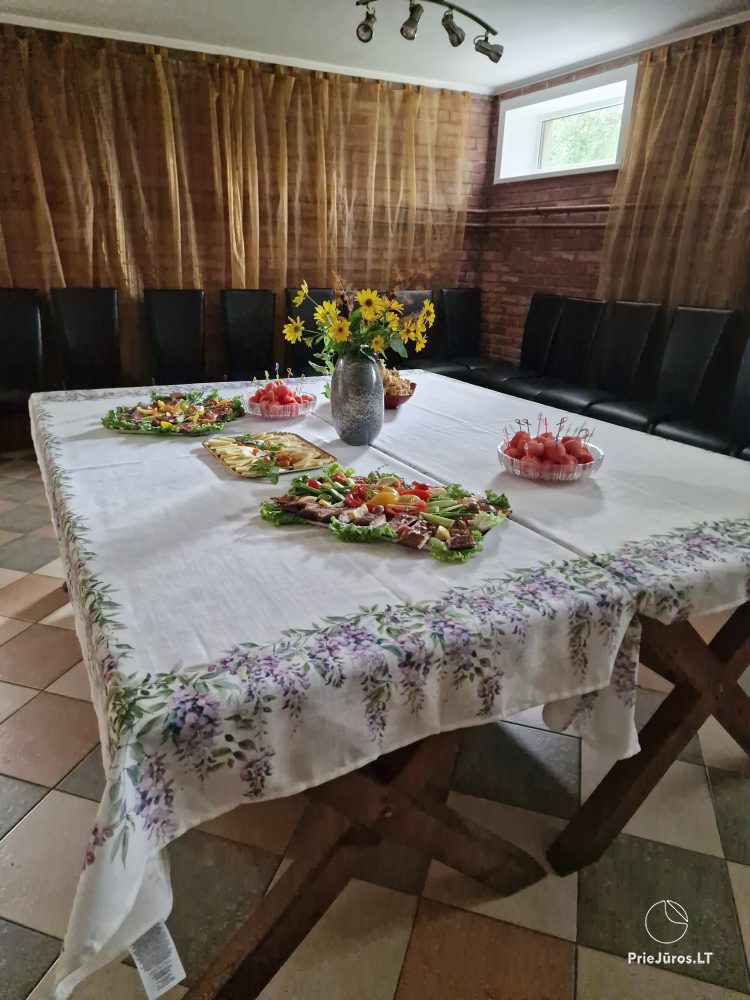 Gehöft Jotovila Mieten in Silute Region. Bankett, Konferenzsaal, Sauna