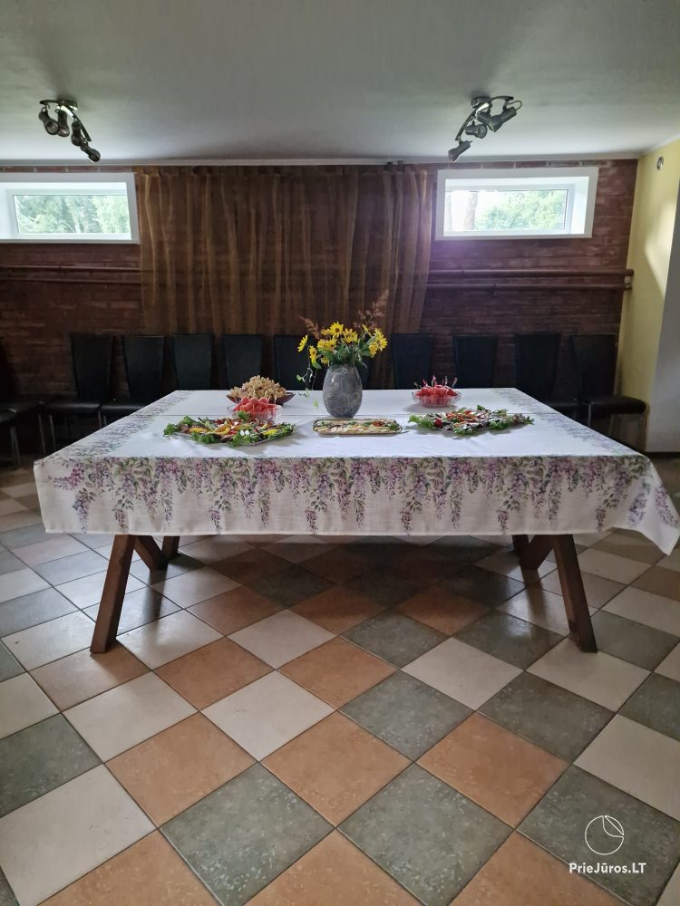 Gehöft Jotovila Mieten in Silute Region. Bankett, Konferenzsaal, Sauna