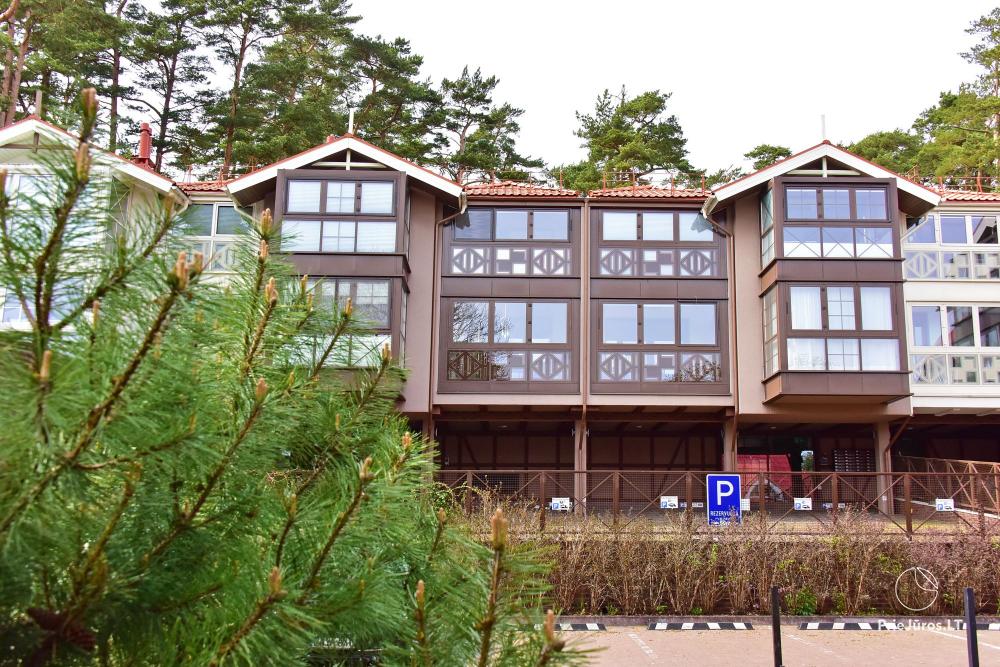 Neue geräumige Wohnung Nidos Vilnelė mit Terrasse und kostenlosem Parkplatz in Nida