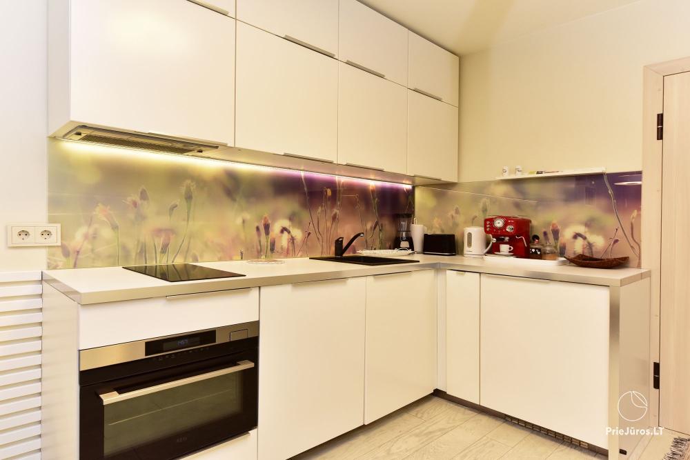 Neue geräumige Wohnung Nidos Vilnelė mit Terrasse und kostenlosem Parkplatz in Nida