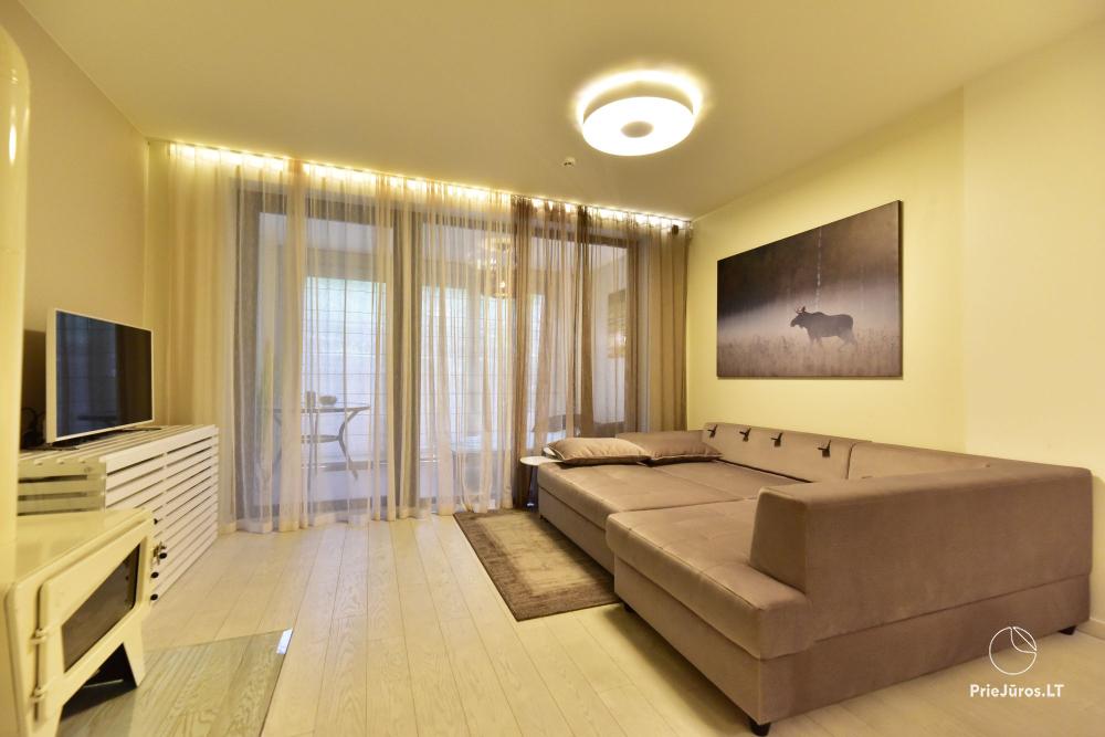 Neue geräumige Wohnung Nidos Vilnelė mit Terrasse und kostenlosem Parkplatz in Nida