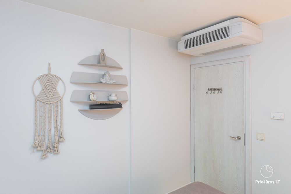 Neue geräumige Wohnung Nidos Vilnelė mit Terrasse und kostenlosem Parkplatz in Nida