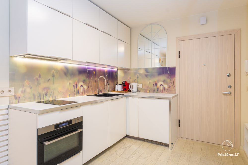 Neue geräumige Wohnung Nidos Vilnelė mit Terrasse und kostenlosem Parkplatz in Nida
