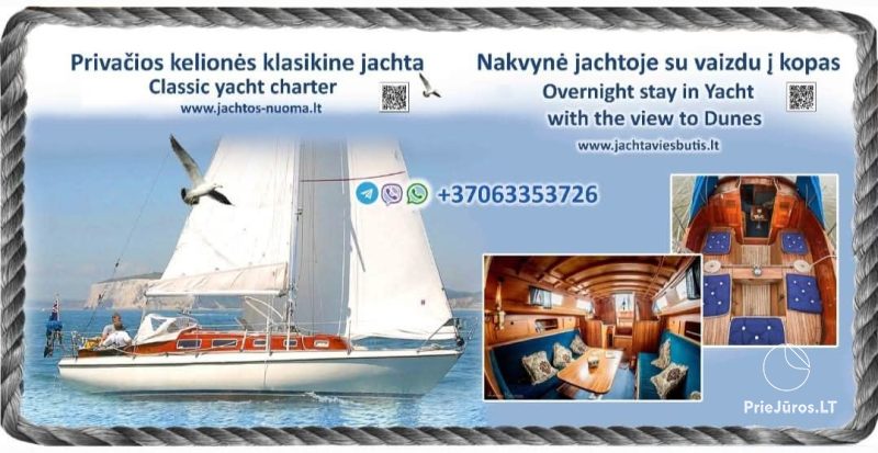 Boot-Hotels in Nida „Varuna“