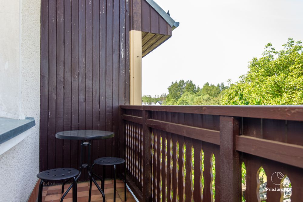 Birutės Vila. Gästehaus in Palanga - Kunigiškiai, nahe dem Kiefernwald, 700m zum Meer.