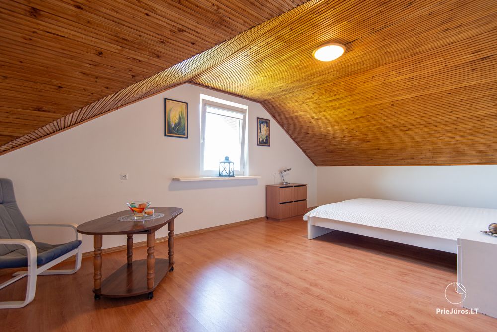 Birutės Vila. Gästehaus in Palanga - Kunigiškiai, nahe dem Kiefernwald, 700m zum Meer.