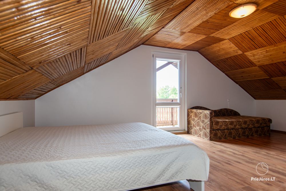 Birutės Vila. Gästehaus in Palanga - Kunigiškiai, nahe dem Kiefernwald, 700m zum Meer.