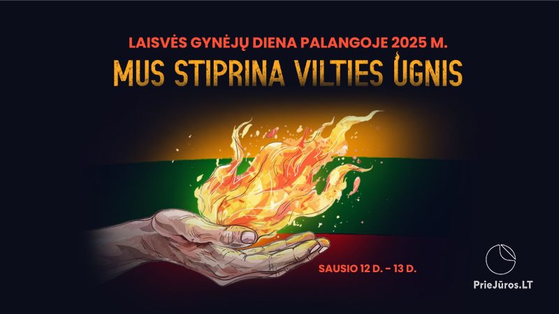 Tag der Verteidiger der Freiheit in Palanga 2025: „Das Feuer der Hoffnung stärkt uns“