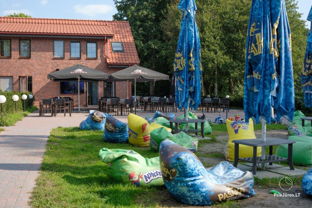 Familien-Restobar „La Siesta“ in Karklė, 69 m vom Meer entfernt!